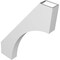 Ekena Millwork 3 1/2-in. W x 24-in. D x 32-in. H Westlake Architectural Grade PVC Knee Brace BRCP035X24X32WTL - alternate 5